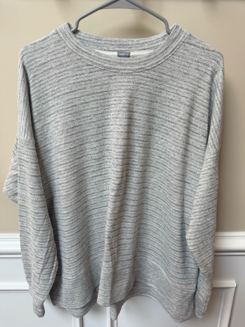 aerie Crewneck Sweater - Heather Light Gray